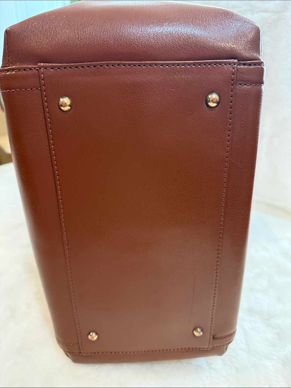🤎 Lauren Ralph Lauren RLL Cognac Tote Bag - Picture 6 of 13